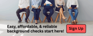 Easy, affordable, and reliable background checks start here! Sign up